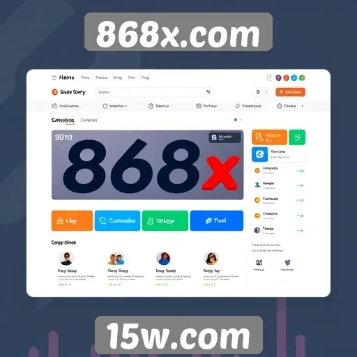 Acessibilidade e design do site 868x.com